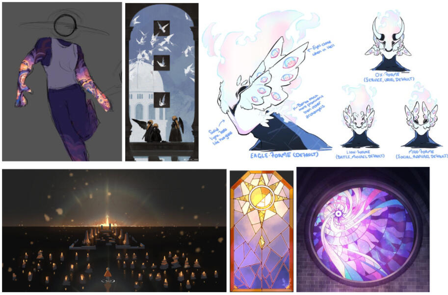 Sky: Children of the Light concept art courtesy of Tom Zhao (tomzhao.com); other images from Pinterest.